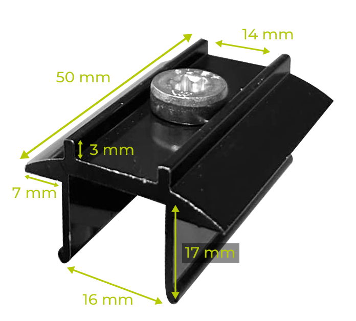 dimensions clame rapide mileu